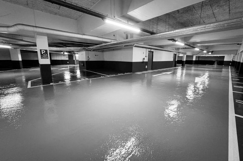 aménagement de parking par Horus Works and services