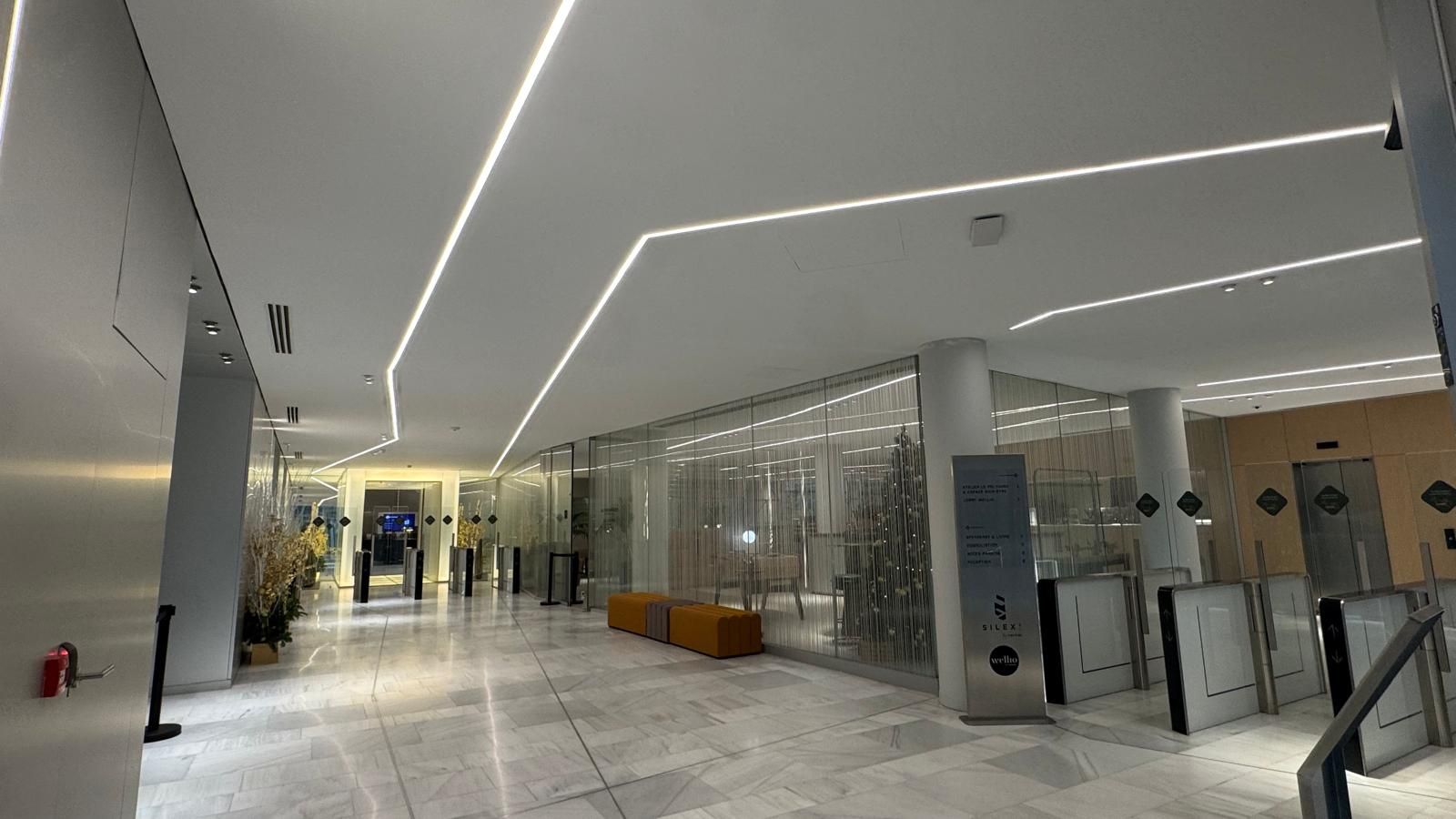 tour silex avec Horushall d'entréeimmeuble business
